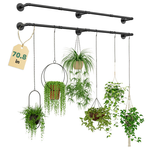 Galood plant hanger 70.8-inch length for space saving indoor greenery