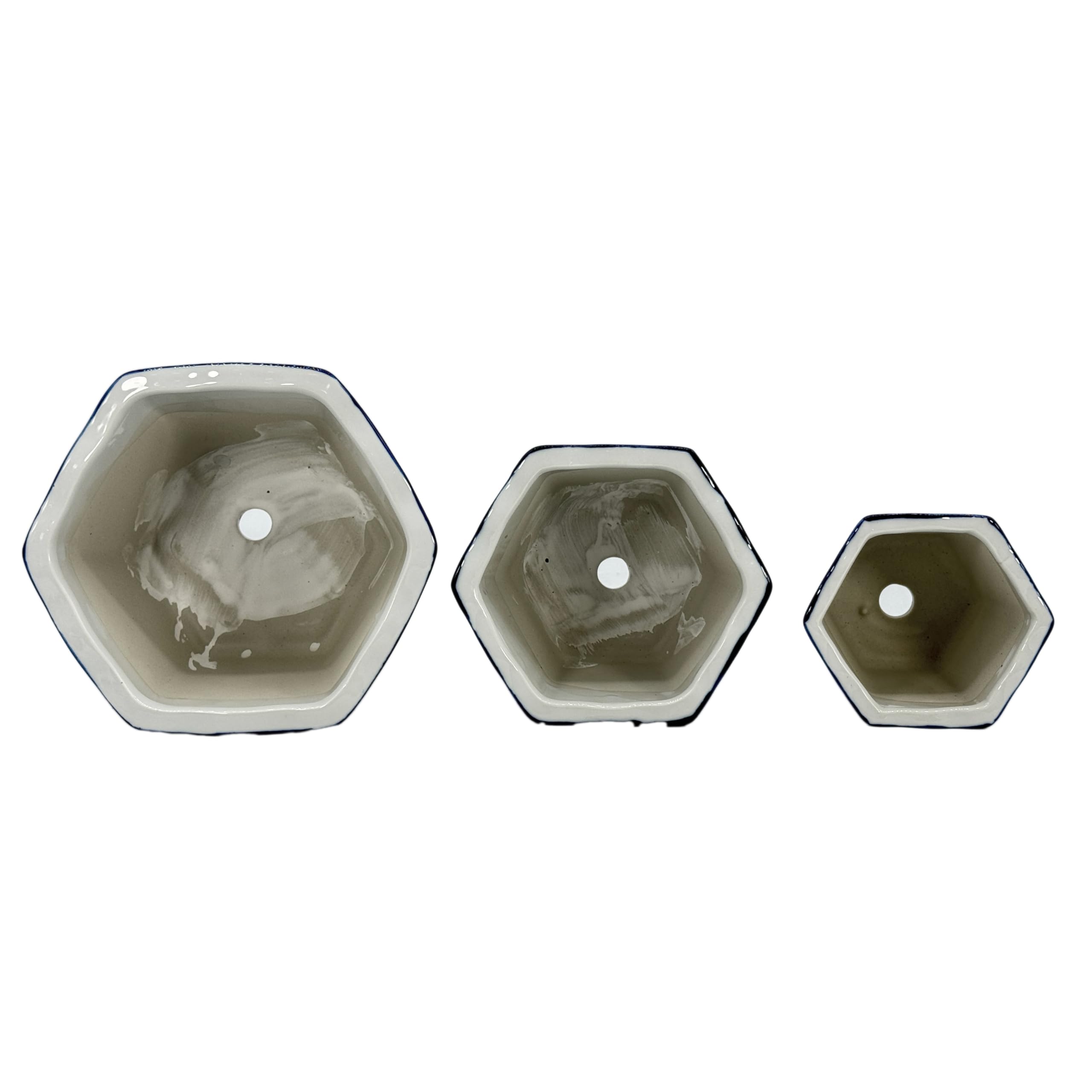 Galt International planter with drainage holes supports healthy watering.