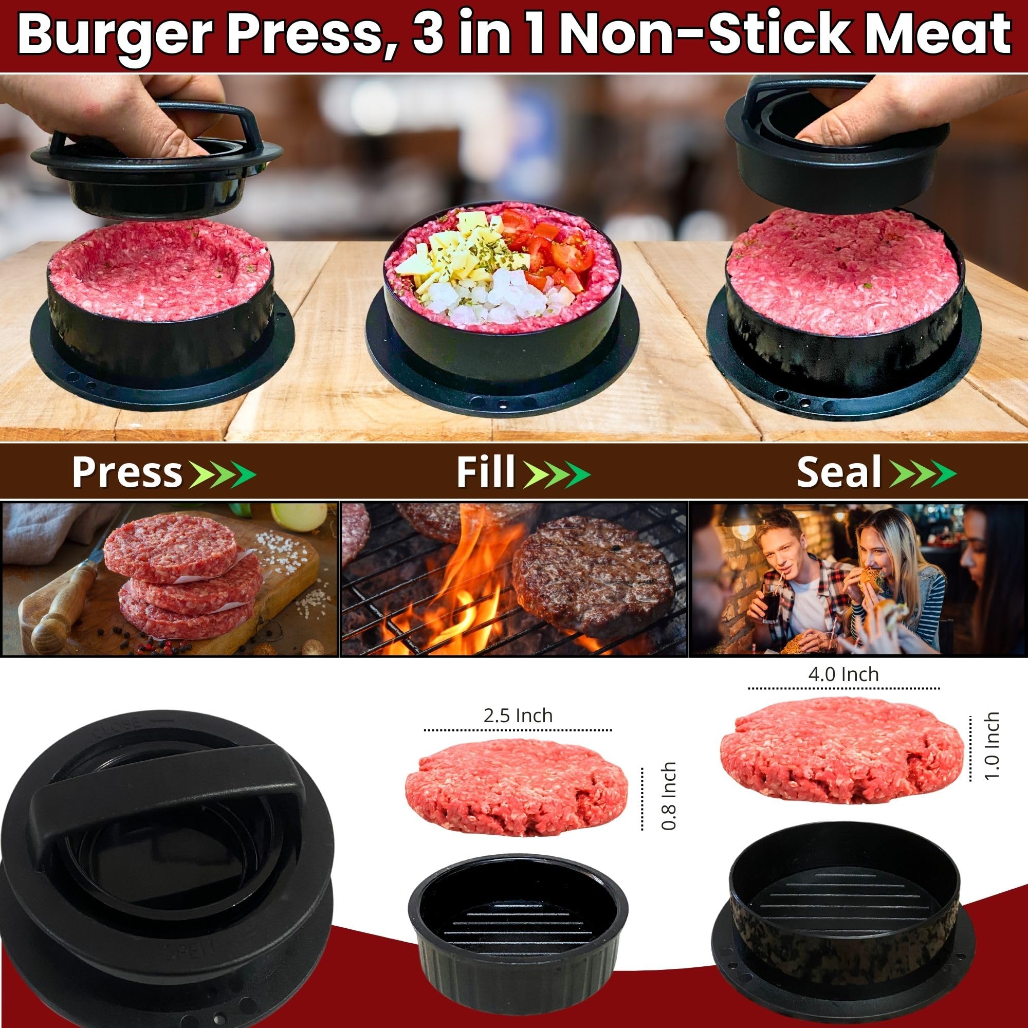 Gamalou burger kit gift box ready for gifting