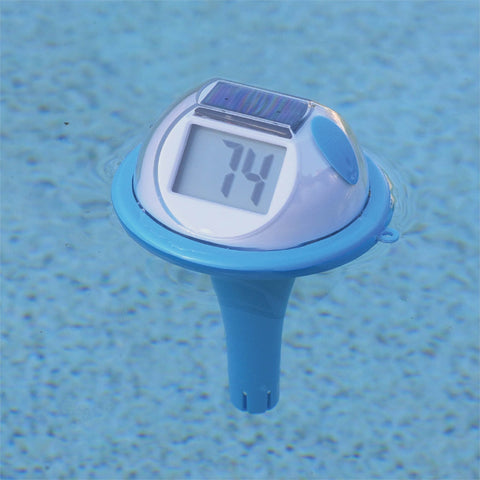 GAME solar-powered thermometer stays charged by sunlight for convenient use