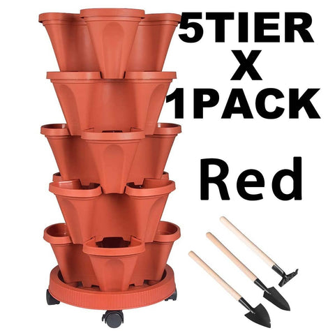 GameXcel Vertical Planter Tower patio setup ideal for compact balconies.