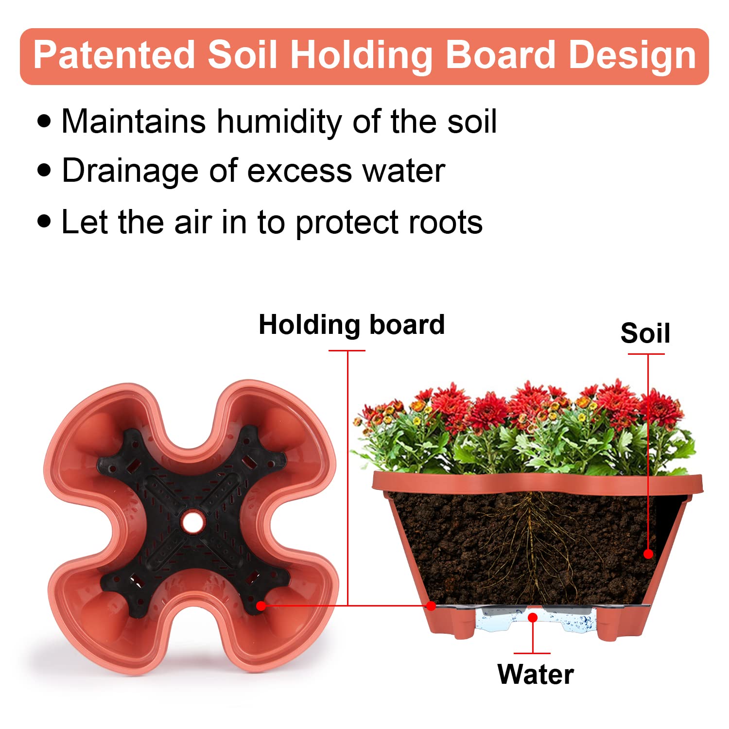 GameXcel Vertical Planter Tower with wheels enables easy indoor-outdoor repositioning.