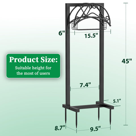 GAMTUE hose holder accommodates up to 150 feet of hose with ease.