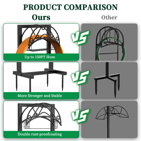 GAMTUE powder-coated steel with rust-resistant coating withstands rain and sun.