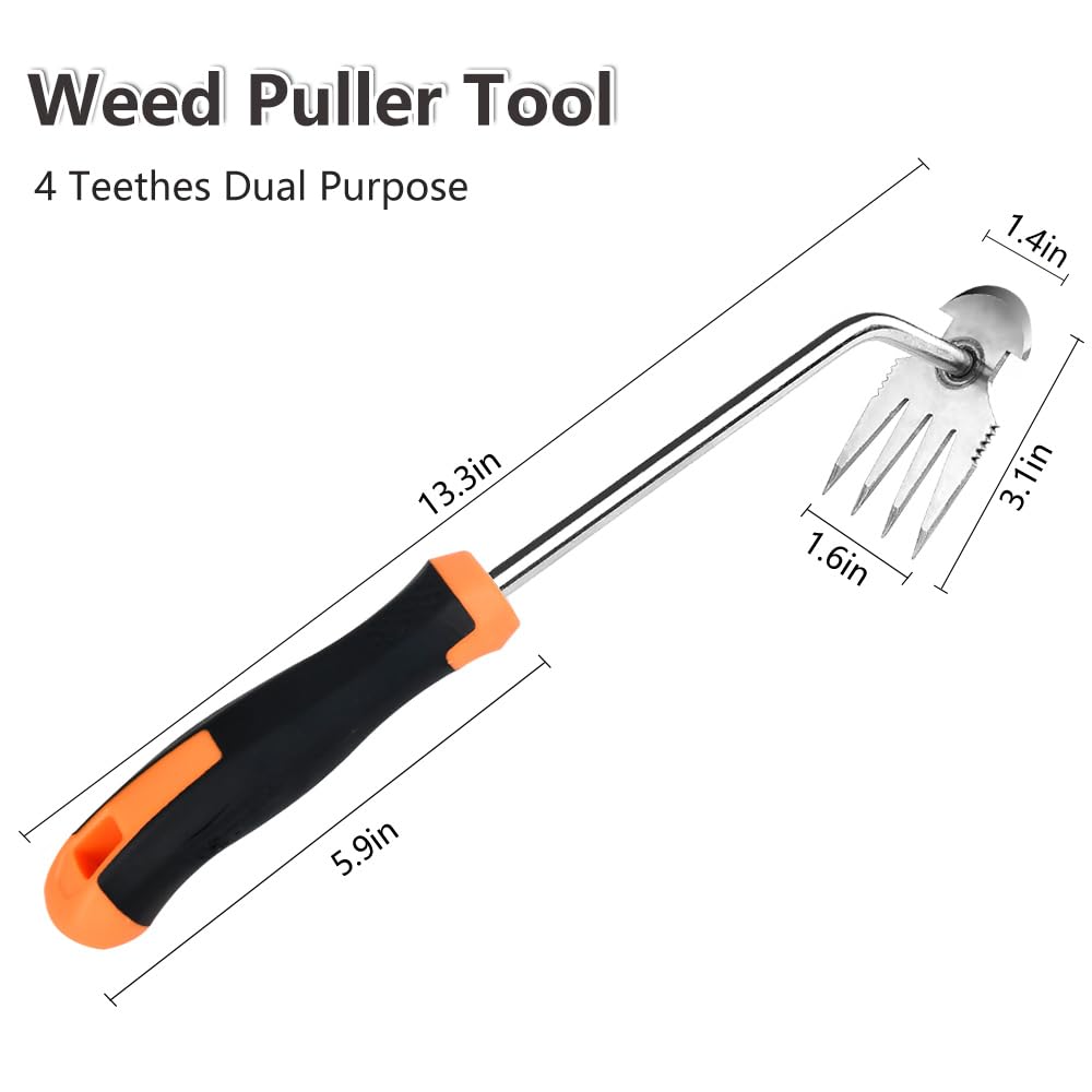 GANCHUN stainless steel weeder offers durable, long-lasting outdoor performance