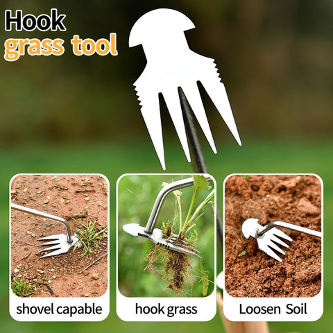 GANCHUN weed removal tool ideal for farms, orchards, and large beds