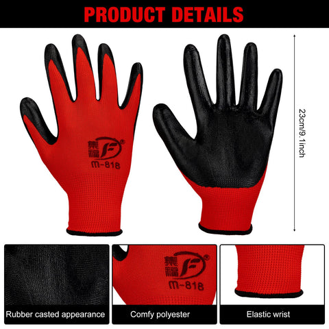 Gandeer black gloves offer anti-slip grip for wet conditions