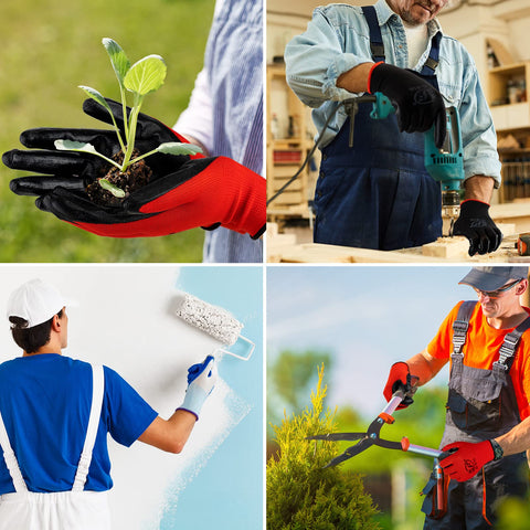 Gandeer washable gardening gloves for long lasting reuse