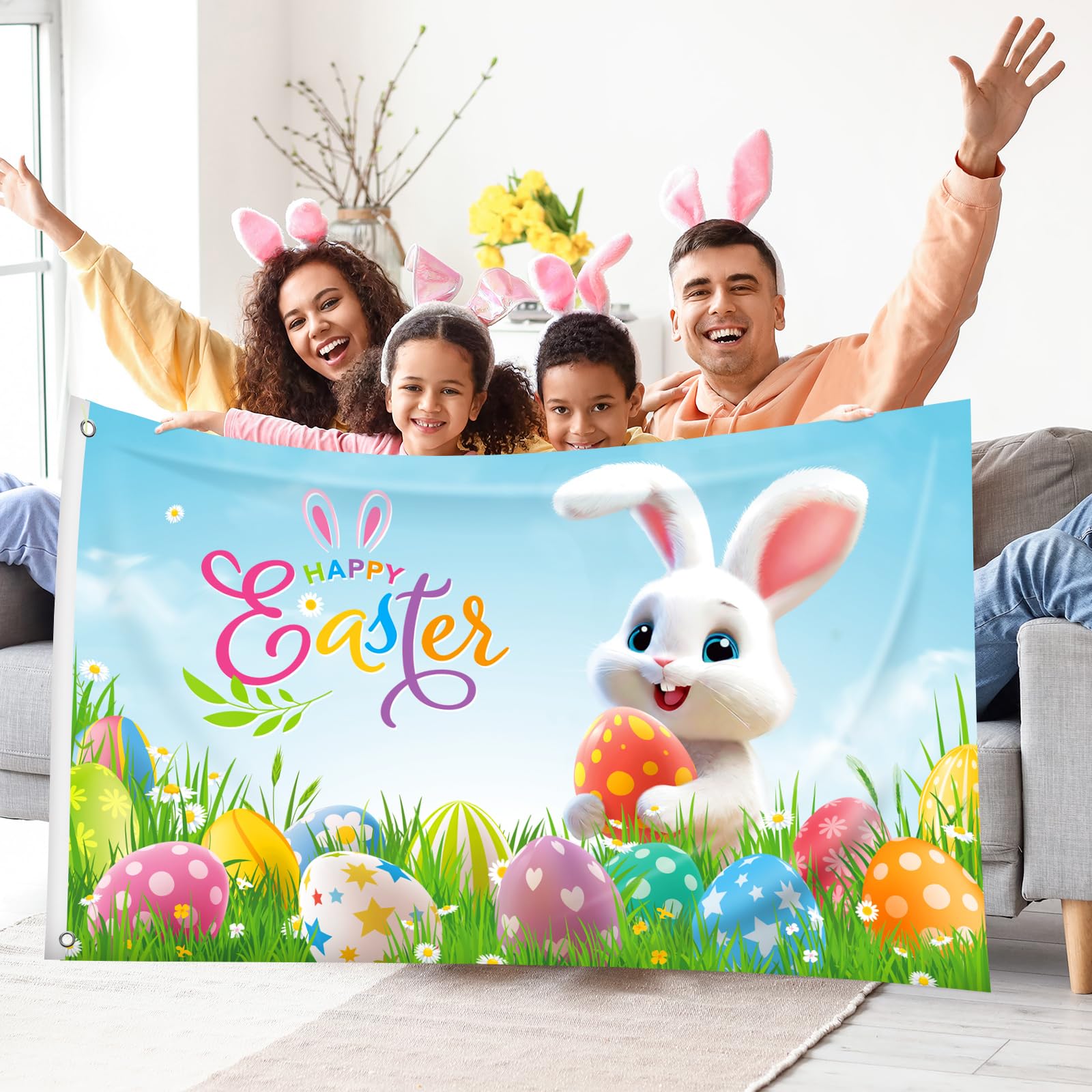 Ganeen bright colors invite Easter visitors and photos