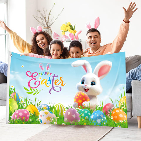 Ganeen bright colors invite Easter visitors and photos