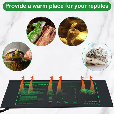 Ganeen indoor heat mat ideal for greenhouses, tents, and grow boxes