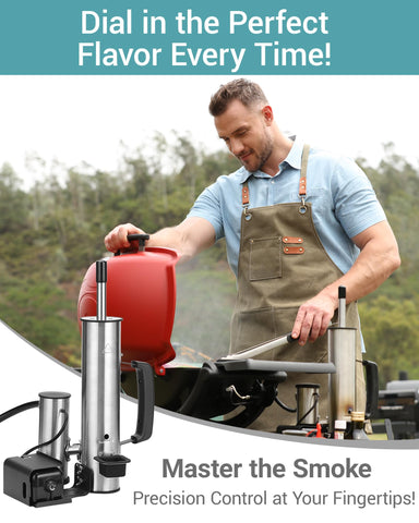 GANGSHELO upgraded smoke generation with lid for stable aroma.