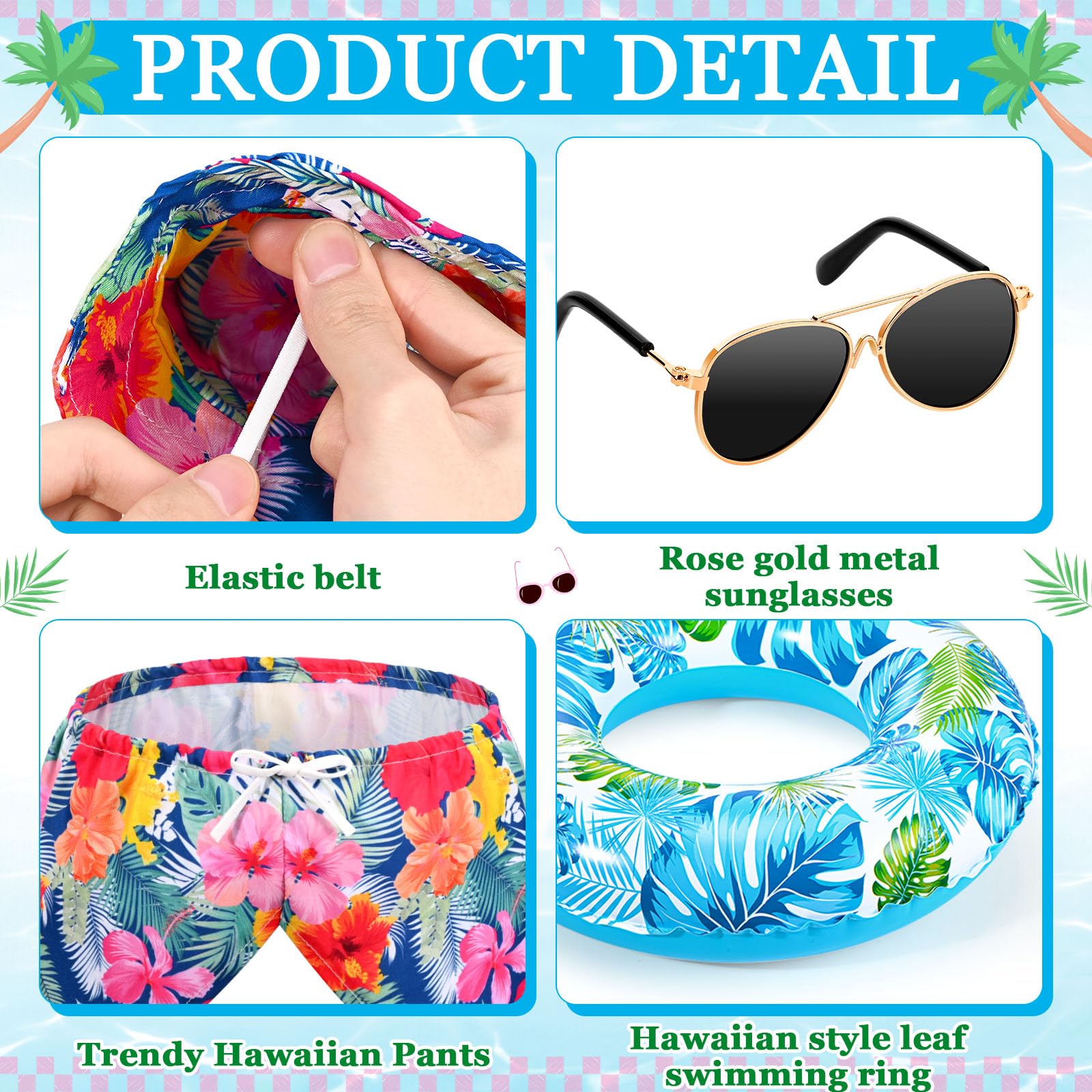 GANSHAYA rose-gold sunglasses complete the outfit for sunny porch scenes