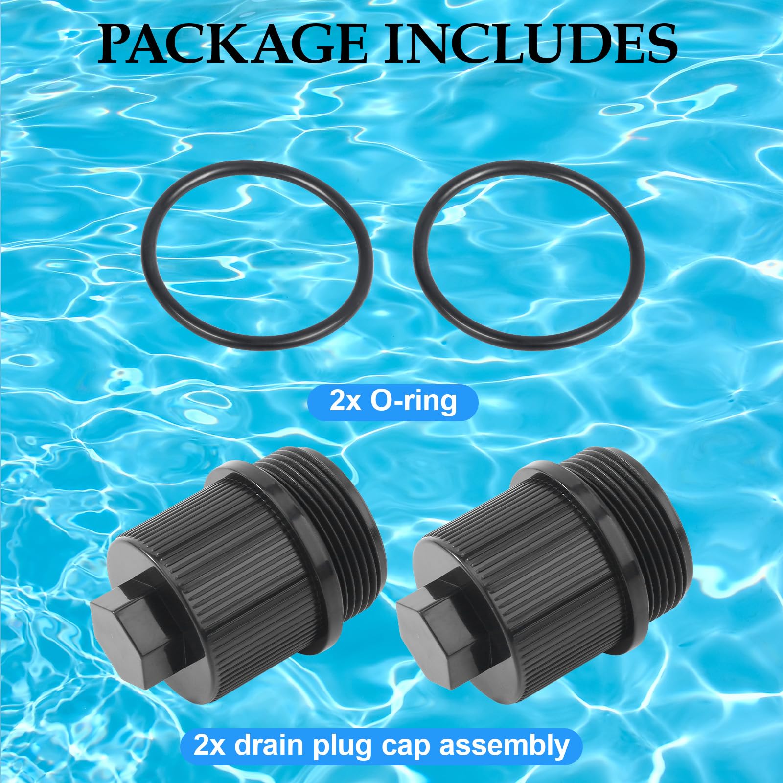 GAQUECY drain cap body with heavy-duty threads for durability