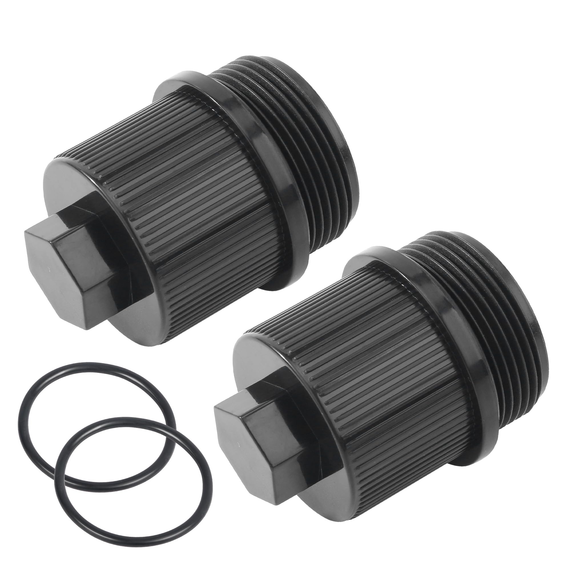 GAQUECY 190030 drain cap on a Pentair-compatible filter for easy drainage