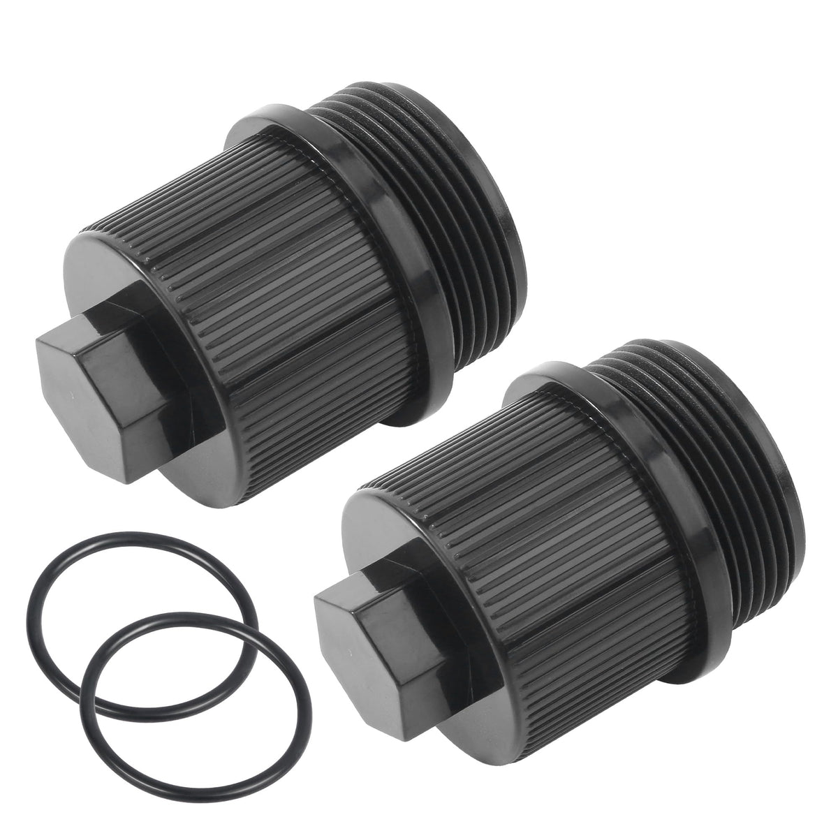 GAQUECY 190030 drain cap on a Pentair-compatible filter for easy drainage
