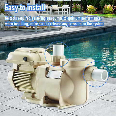 GAQUECY easy-install union kit reduces downtime with tool-free installation.