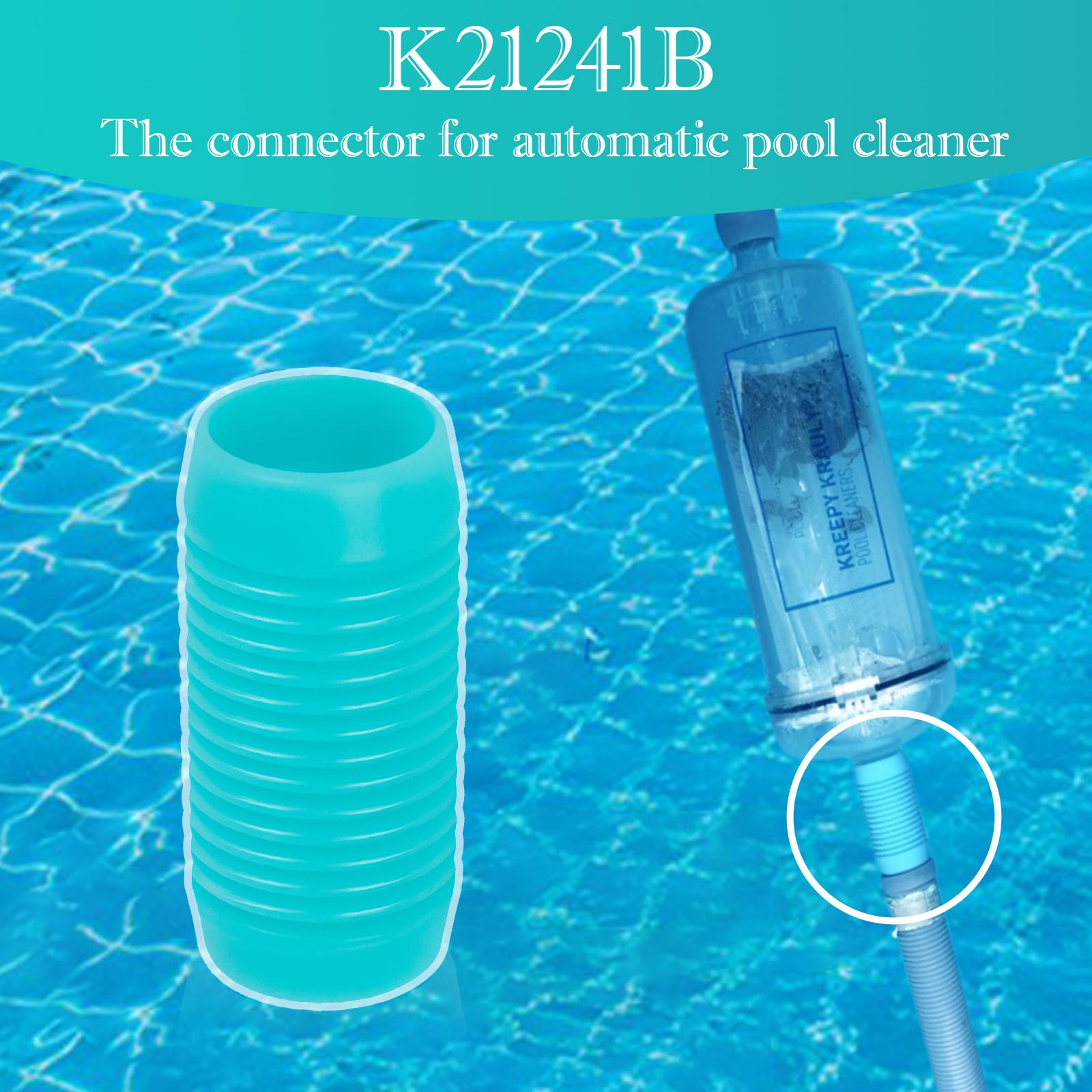 Durable PVC material used for GAQUECY K21241B adapter.