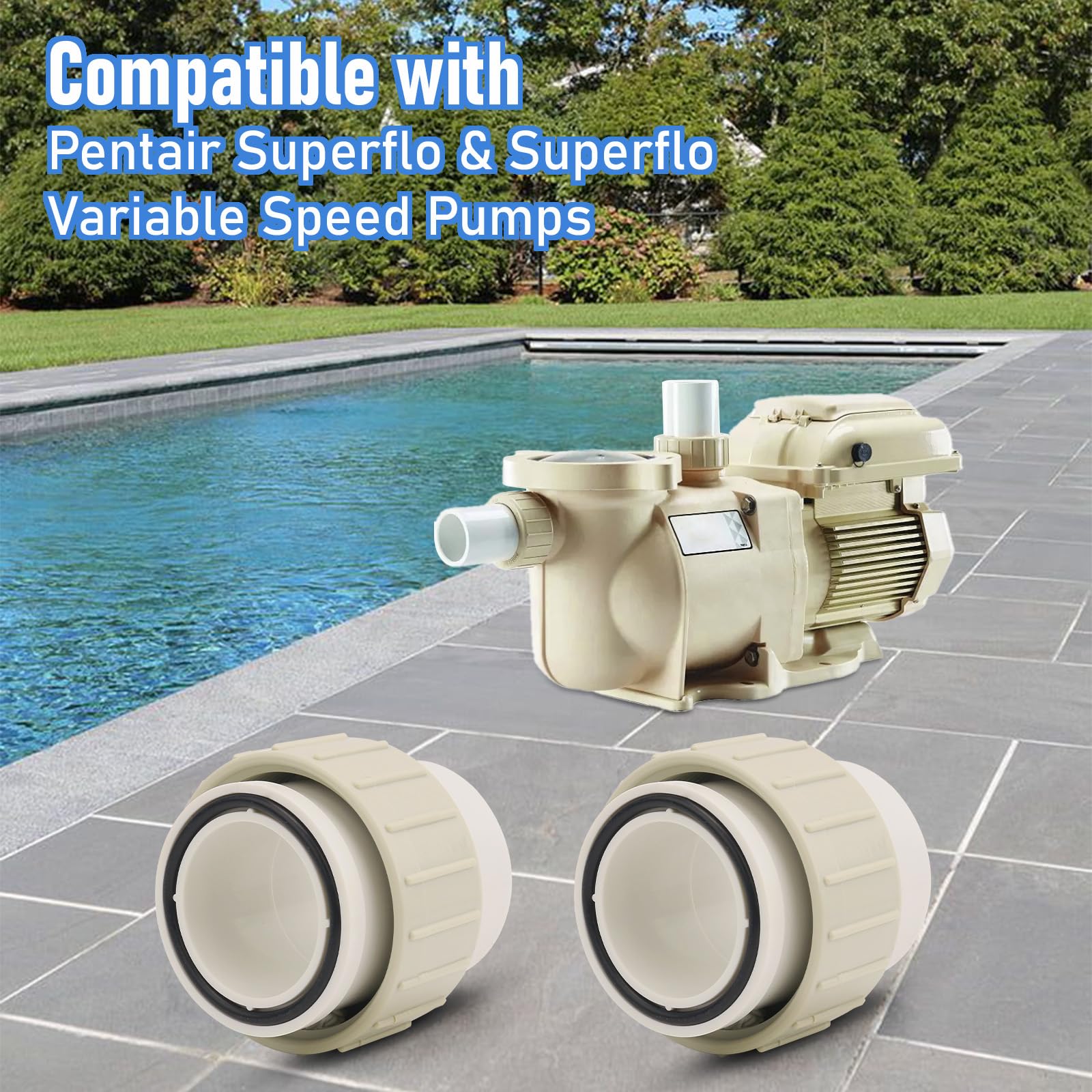 GAQUECY pentair superflo compatible kit provides a dependable replacement option.