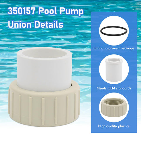 GAQUECY pool pump union assembly designed for Pentair compatibility and straightforward setup.