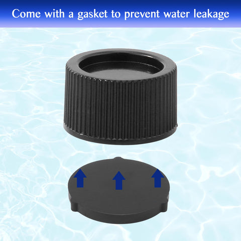 GAQUECY SX180HG drain cap side view highlights durable grip and screw-in design.