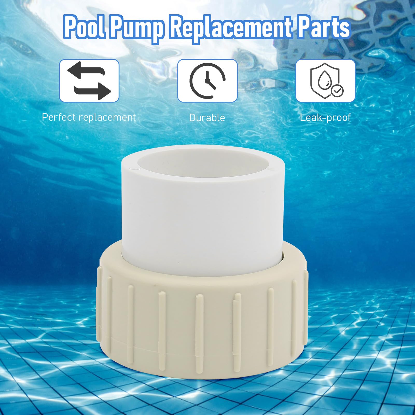GAQUECY two-pack pump union parts offer value and ready-to-use spares.