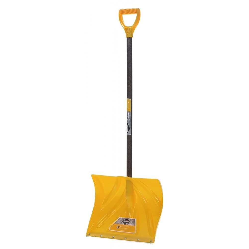 Garant Alpine 18inch poly blade snow shovel for efficient walkway snow removal
