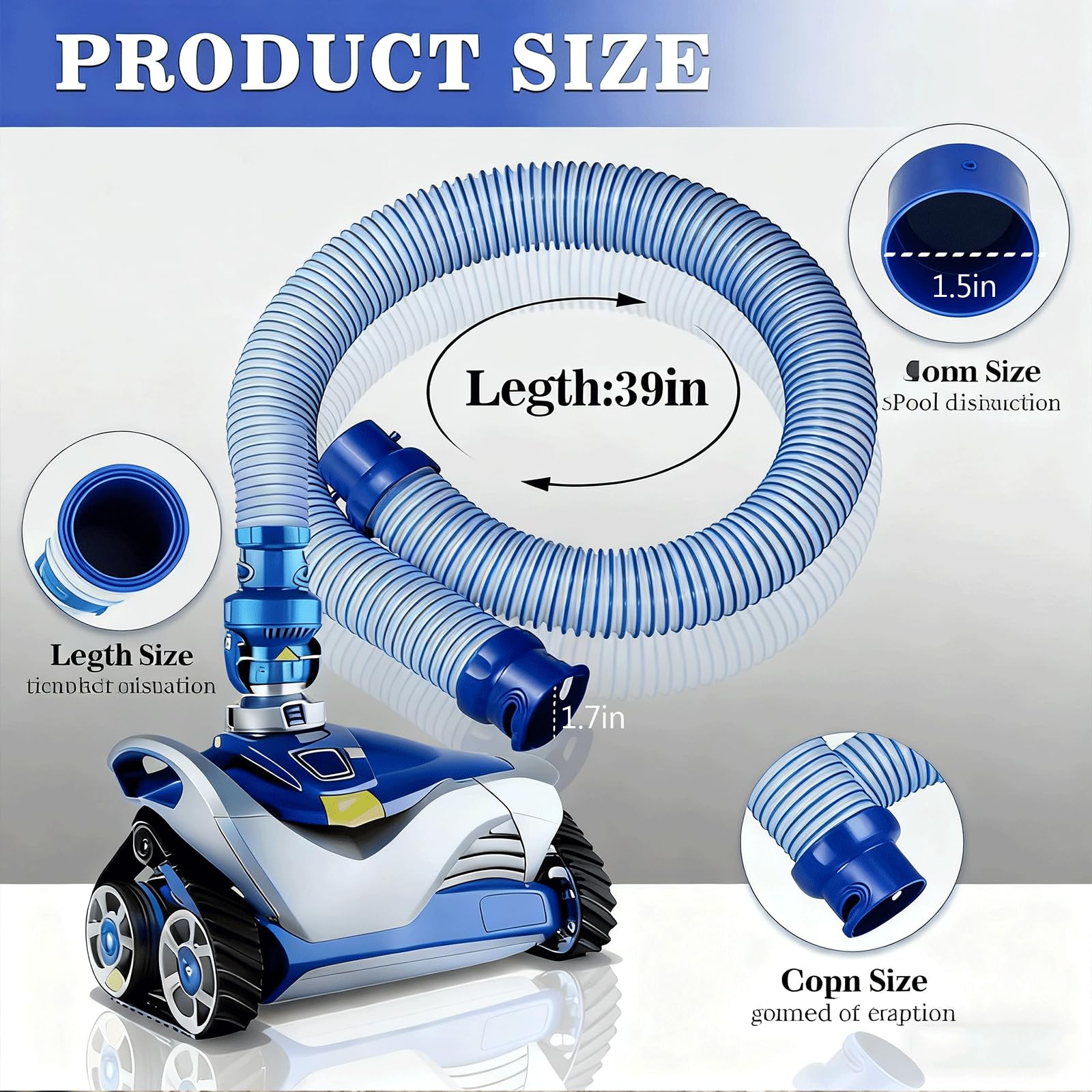 Garayma replacement hose compatible with MX6 MX8 X7 T3 T5 cleaners