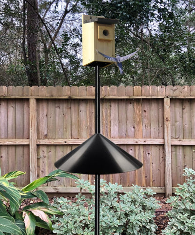 Backyard-friendly bird feeder stand ideal for patios and gardens.