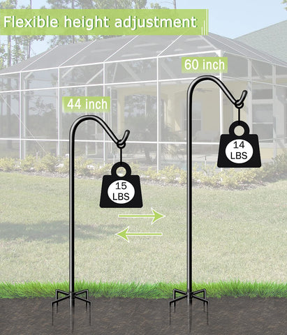 Garbuildman bird feeder pole stand suitable for lanterns, pots, and accents.