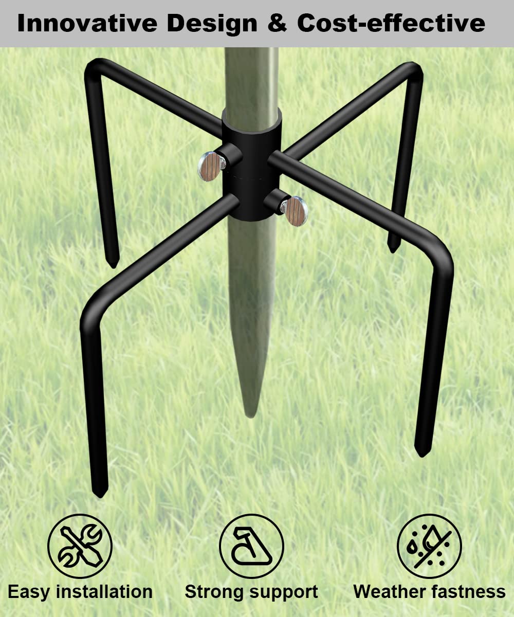 Garbuildman stabilizer features a black lacquer finish for rust resistance.