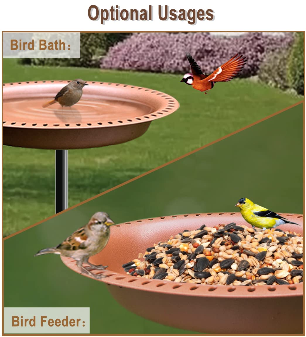 Garbuildman detachable decoration bowl adds garden charm and easy cleaning.