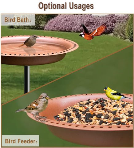 Garbuildman detachable decoration bowl adds garden charm and easy cleaning.