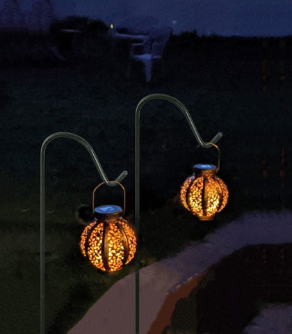 Garbuildman tall hook adds elegant focal point for patios and weddings.