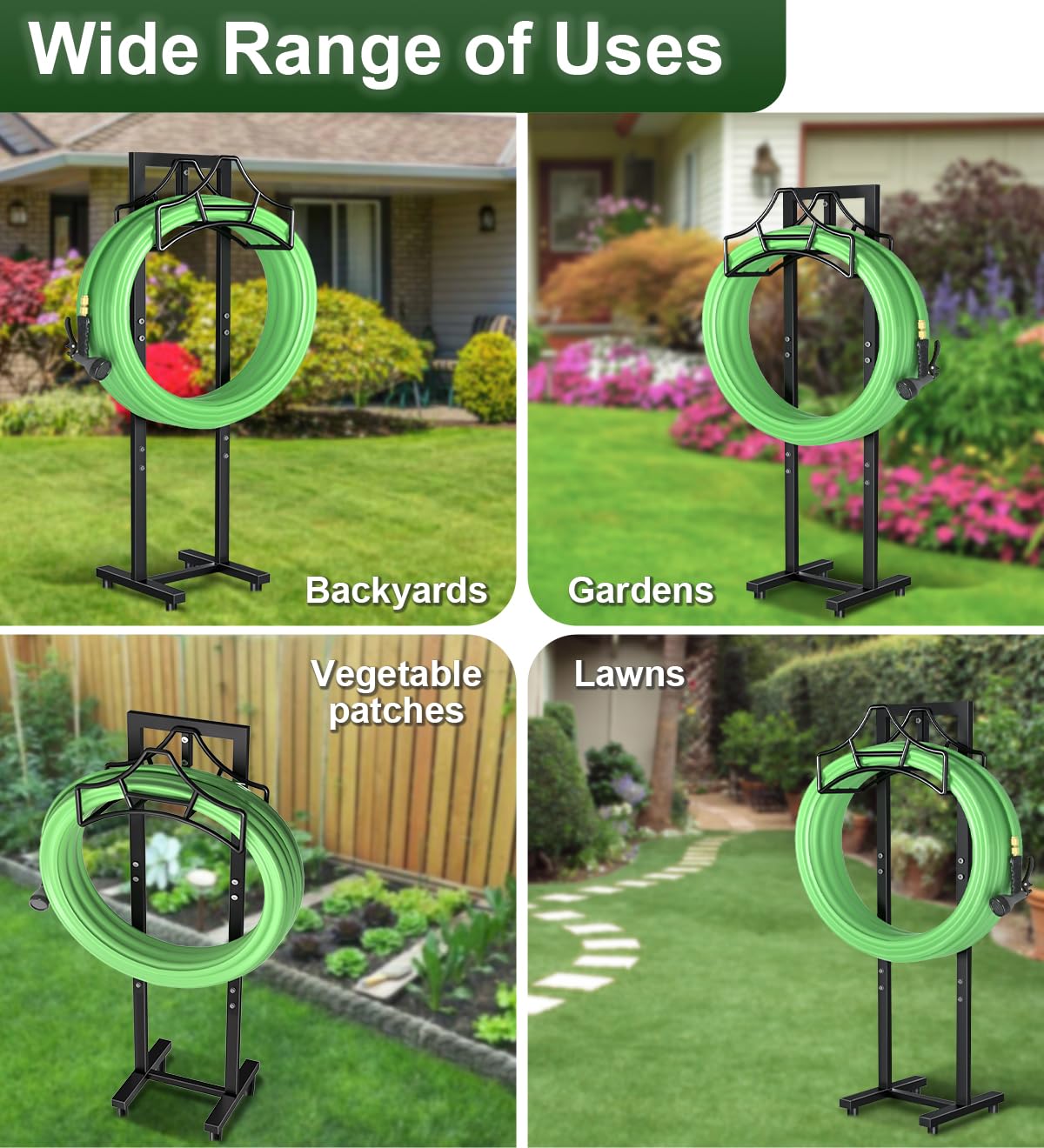 Garbuildman garden hose stand includes warranty and lifetime support.