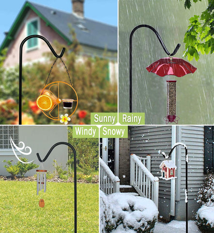 Garbuildman outdoor decor hook ideal for bird feeders and planters.