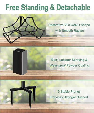 Garbuildman outdoor hose holder made of durable steel resists rust