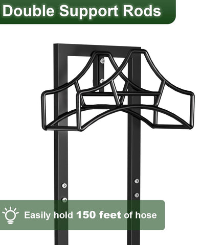 Garbuildman outdoor hose storage features rust-proof coating.