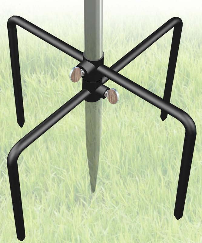 Garbuildman pole stabilizer on a 0.62-inch pole for a steadier feeder.
