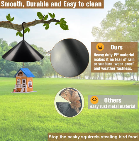 Garbuildman slippery-surface baffle deters climbers