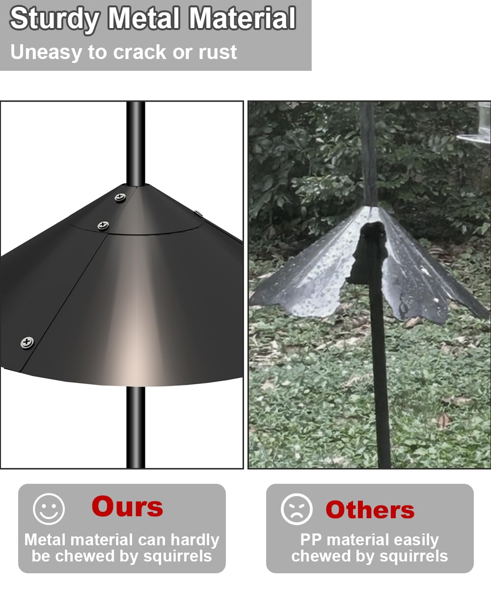Garbuildman weatherproof metal baffle with glossy black finish.