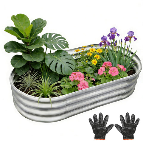 Gardeal Garden Bed Assembly demonstrates quick tool-free setup for productive planting.