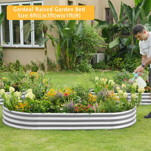 Gardeal Garden Bed Hardware Cloth Compatibility protects plants from pests in beds.