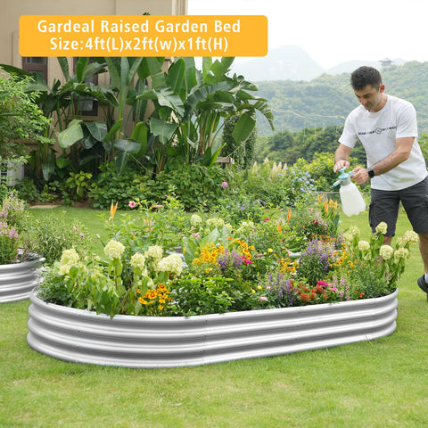 Gardeal plant-ready bed offering versatile planting for vegetables, herbs, and flowers.