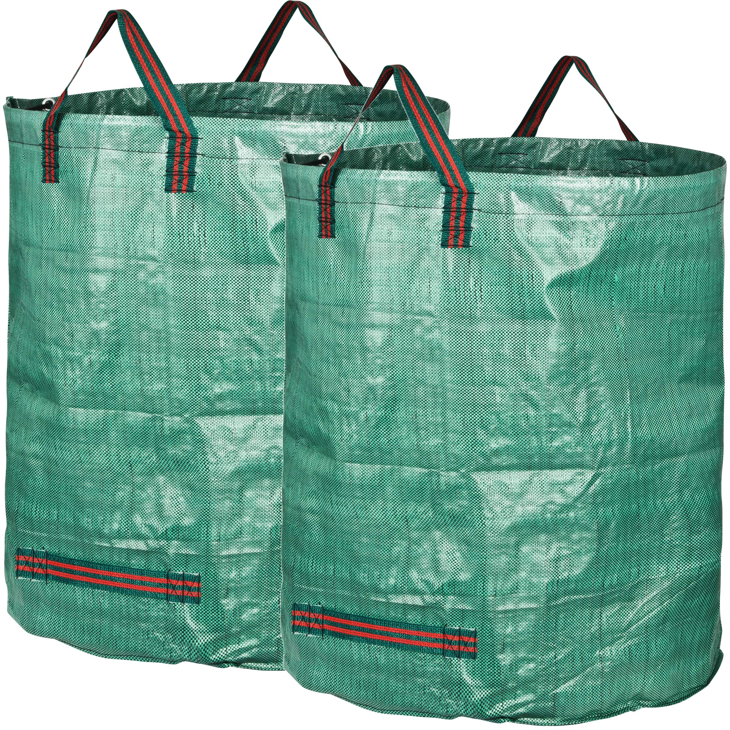 GardenMate garden waste bag open, sturdy handles for easy filling and emptying