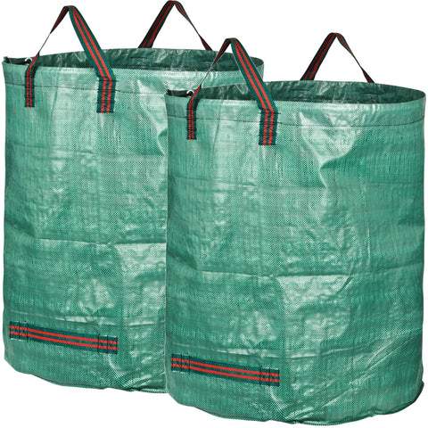 GardenMate garden waste bag open, sturdy handles for easy filling and emptying