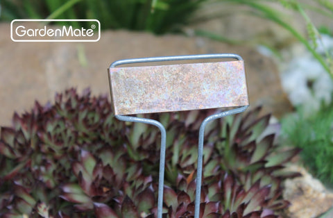 GardenMate two-foot sturdy stand demonstrates effortless insertion and relocation in the garden