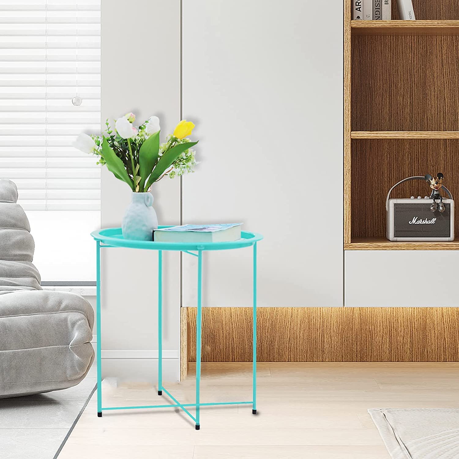 Garden 4 you end table removable tray: versatile serving surface