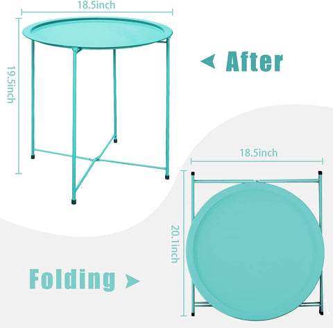 Garden 4 you outdoor metal table: rust-resistant for patio use