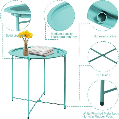Garden 4 you small patio table: fits balconies and tight corners